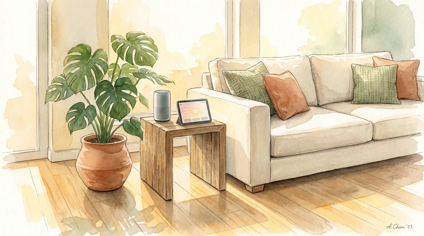 Older adult living confidently and independently at home