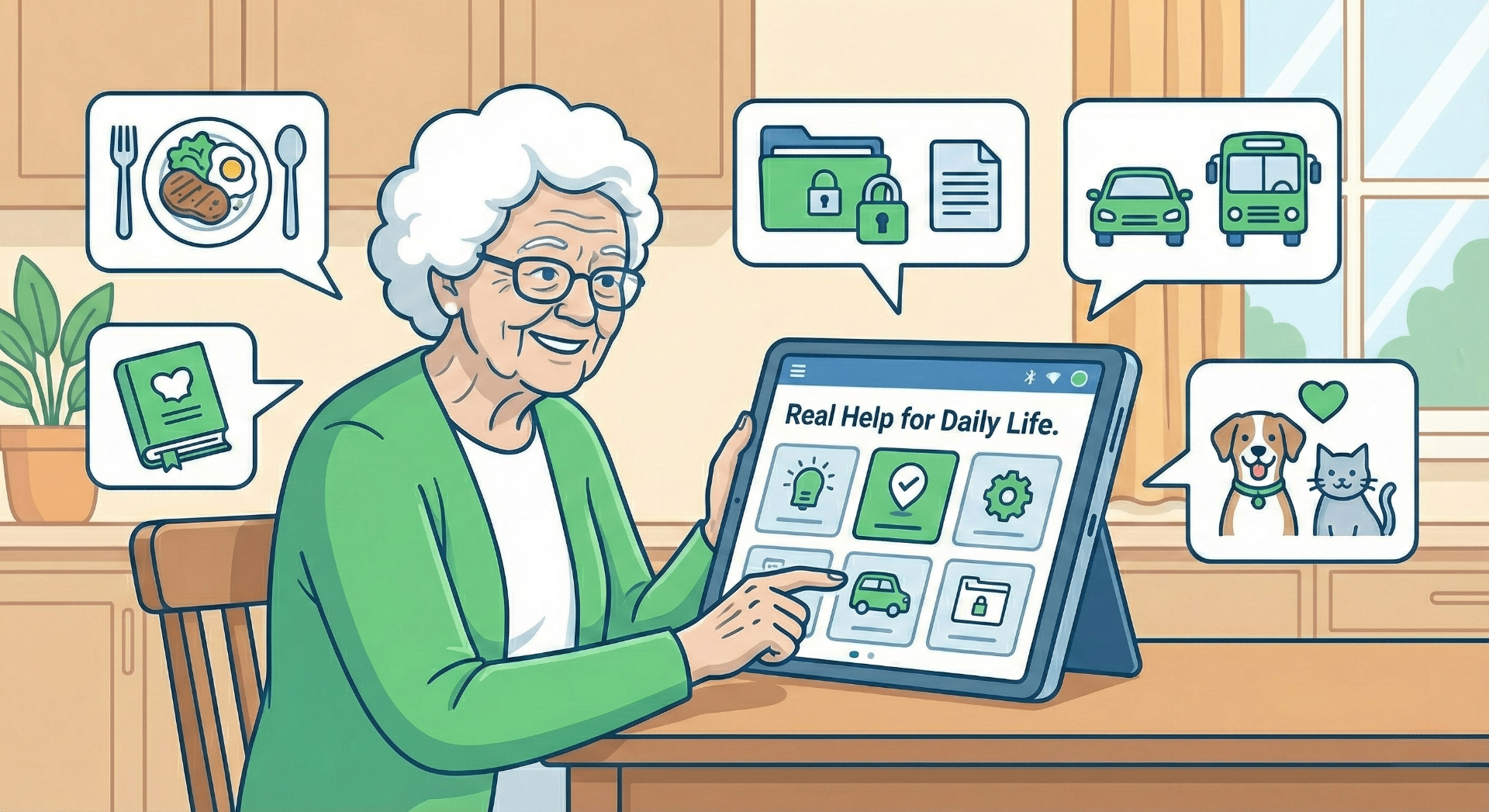 Daily life support including documents and transportation